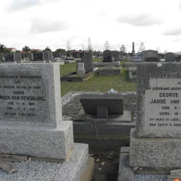 RENSBURG George Hendrik, Janse van 1906-1953 &amp; Emma 1908-2010