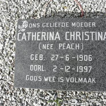 REYNECKE Catherina Christina nee PEACH 1906-1997