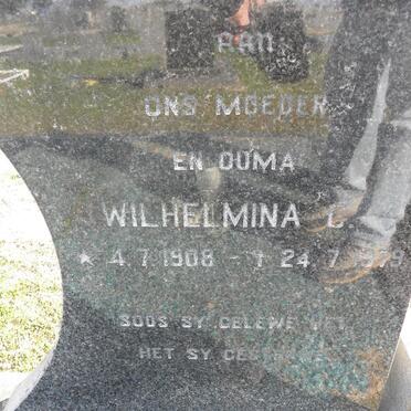 RENSBURG Wilhelmina C., van 1908-1979