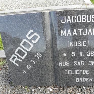 ROOS Jacobus Maatjan 1938-1978