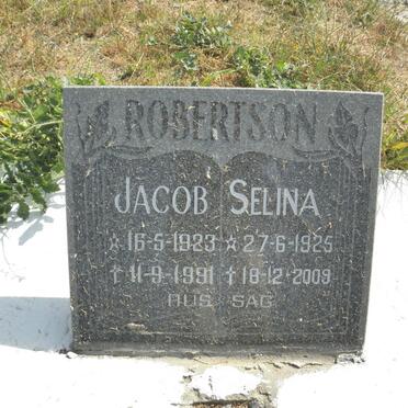 ROBERTSON Jacob 1923-1991 &amp; Selina 1925-2009