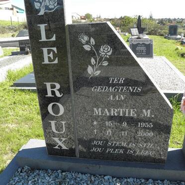 ROUX Martie M., le 1955-2000