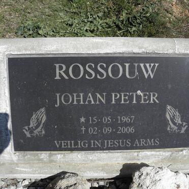 ROSSOUW Johan Peter 1967-2006