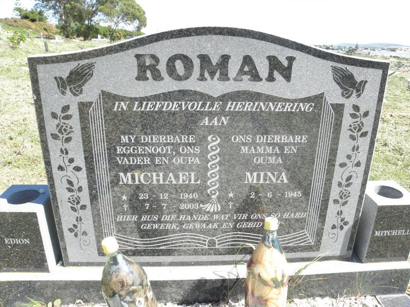 ROMAN Michael 1940-2003 &amp; Mina 1945-