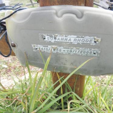 RHODE Susanna 1958-2008