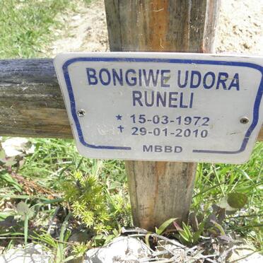 RUNELI Bongiwe Udora 1972-2010