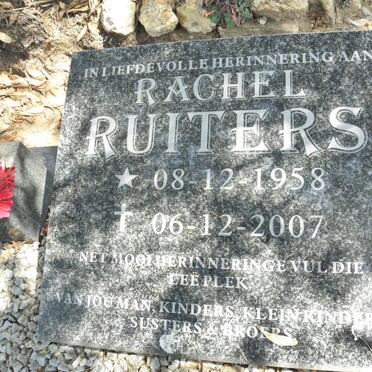 RUITERS Rachel 1958-2007