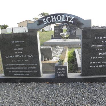 SCHOLTZ Dawid 1929-1973 &amp; Susara Susanna 1931-2006