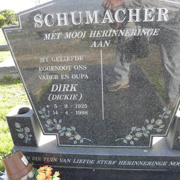 SCHUMACHER Dirk 1925-1998