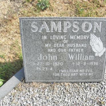 SAMPSON John William 1920-1996