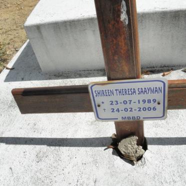 SAAYMAN Shireen Therasa 1989-2006