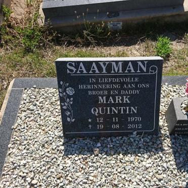 SAAYMAN Mark Quintin 1970-2012