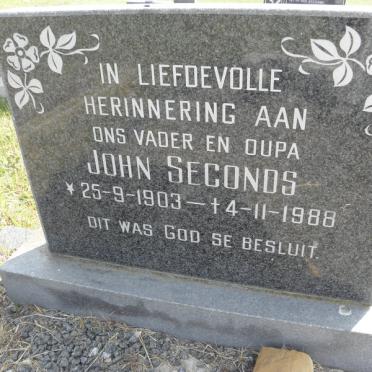 SECONDS John 1903-1988