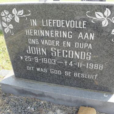 SECONDS John 1903-1988