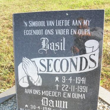 SECONDS Basil 1941-1991 &amp; Dawn 1941-2004