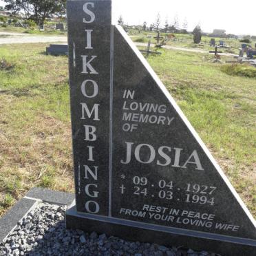 SIKOMBINGO Josia 1927-1994