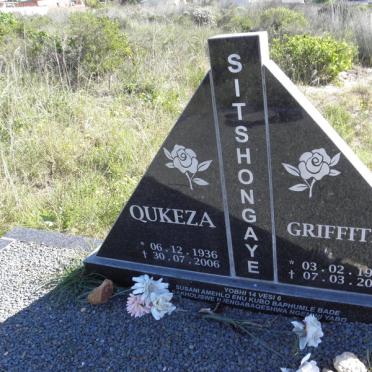 SITSHONGAYE Griffiths 1926-2002 &amp; Qukeza 1936-2006