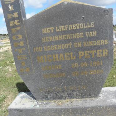 SINKFONTEIN Michael Peter 1951-2003