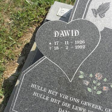 SINKFONTEIN Dawid 1926-1992