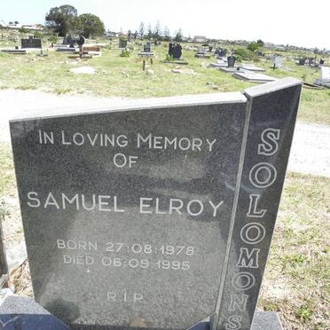 SOLOMONS Samuel 1978-1995