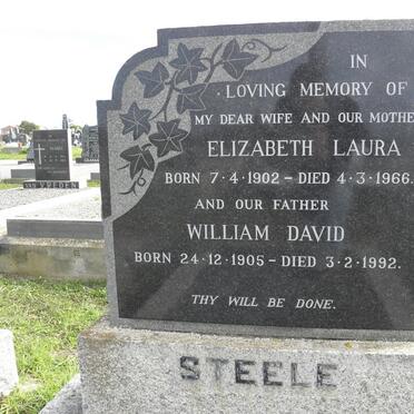 STEELE William David 1905-1992 &amp; Elizabeth Laura 1902-1966