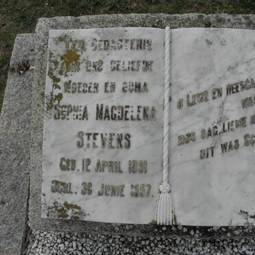 STEVENS Sophia Magdalena 1891-1957