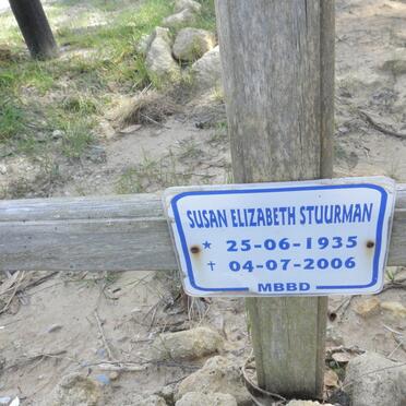 STUURMAN Susan Elizabeth 1935-2006