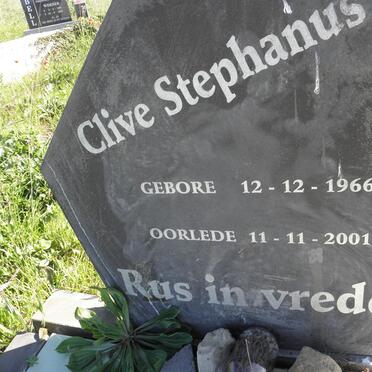 STEPHANUS Clive 1966-2001