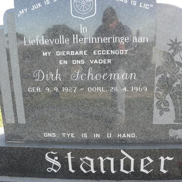 STANDER Jan Schoeman 1927-1969