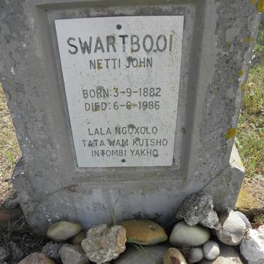 SWARTBOOI Netti John 1882-1986