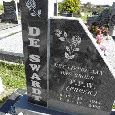 SWARDT F.P.W., de 1944-2003