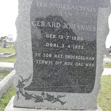 SWARDT Gerard Johannes, de 1908-1953