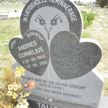 TAUTE Andries Cornelius 1944-2003