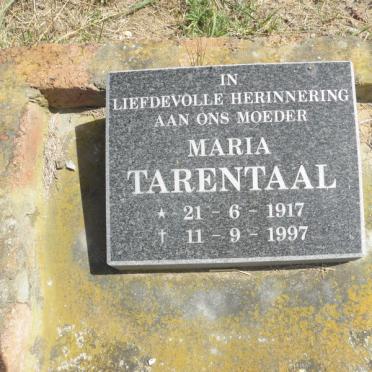 TARENTAAL Maria 1917-1997