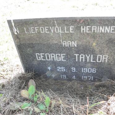 TAYLOR George 1906-1971