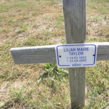 TAYLOR Lilian Mavis 1932-2009