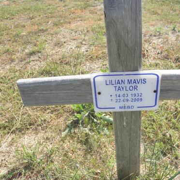 TAYLOR Lilian Mavis 1932-2009