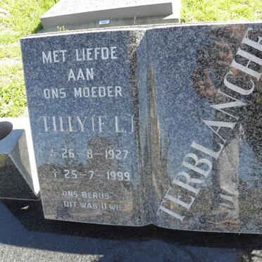 TERBLANCHE F.L. 1927-1999