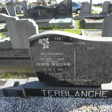 TERBLANCHE Frank William 1910-1974