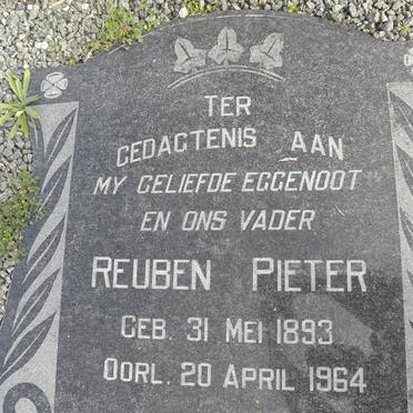 TERBLANCHE Reuben Pieter 1893-1964 &amp; Catharina M. GERICKE 1901-1945