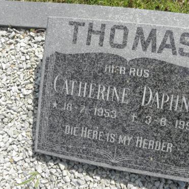 THOMAS Catherine Daphne 1953-1991