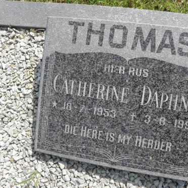 THOMAS Catherine Daphne 1953-1991