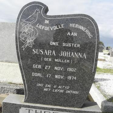 THERON Susara Johanna nee MÜLLER 1902-1974
