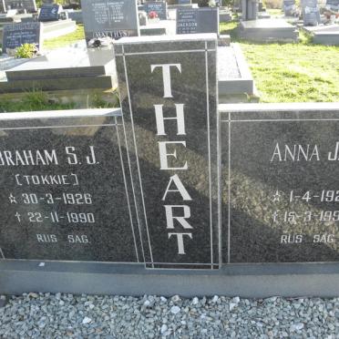 THEART Abraham S.J. 1926-1990 &amp; Anna J.M. 1928-1994