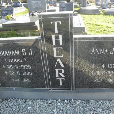 THEART Abraham S.J. 1926-1990 &amp; Anna J.M. 1928-1994