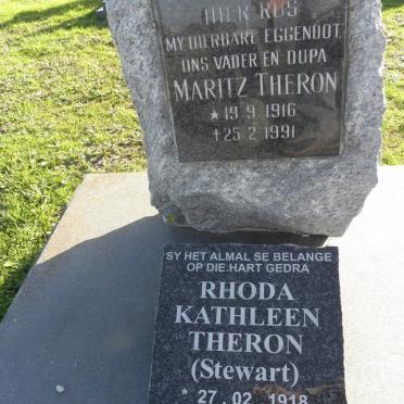 THERON Maritz 1916-1991 &amp; Rhoda Kathleen STEWART 1918-2007