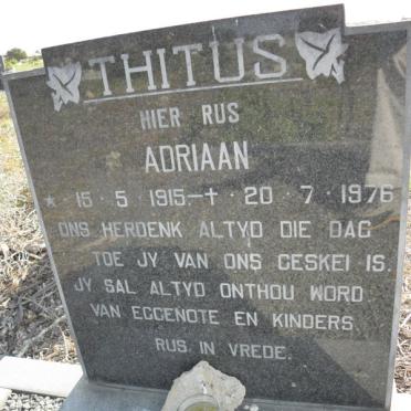 THITUS Adriaan 1915-1976