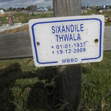 THWALA Sixandile 1937-2009