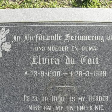 TOIT Elvira, du 1930-1989