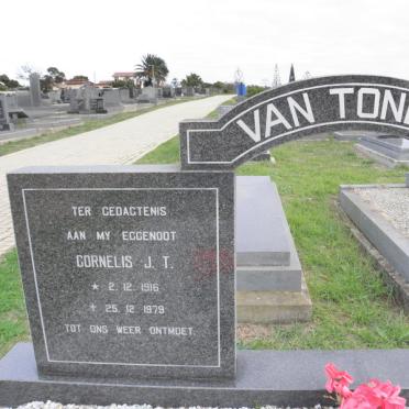 TONDER Cornelis J.T., van 1916-1979